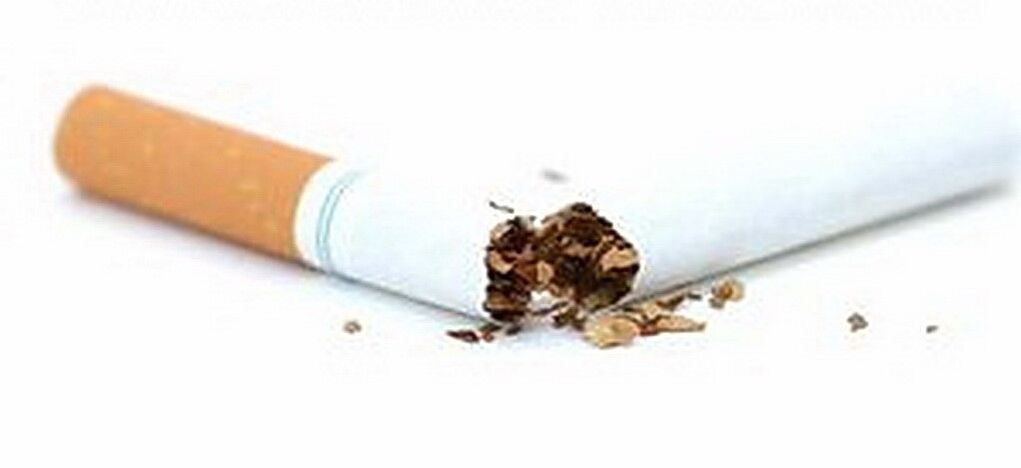 kaputte Zigarette