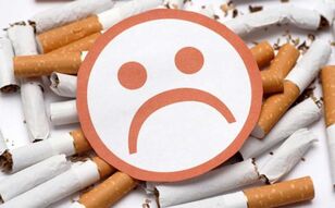 negative Auswirkungen von Zigaretten auf die Gesundheit