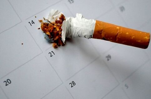 kaputte zigarette und raucherentwöhnung